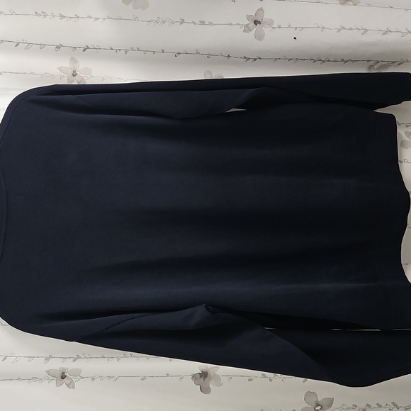 CUTTER & BUCK V-NECK LONG SLEEVE COTTON MENS SWEATER IN NAVY SIZE LGE - Picture 6 of 8